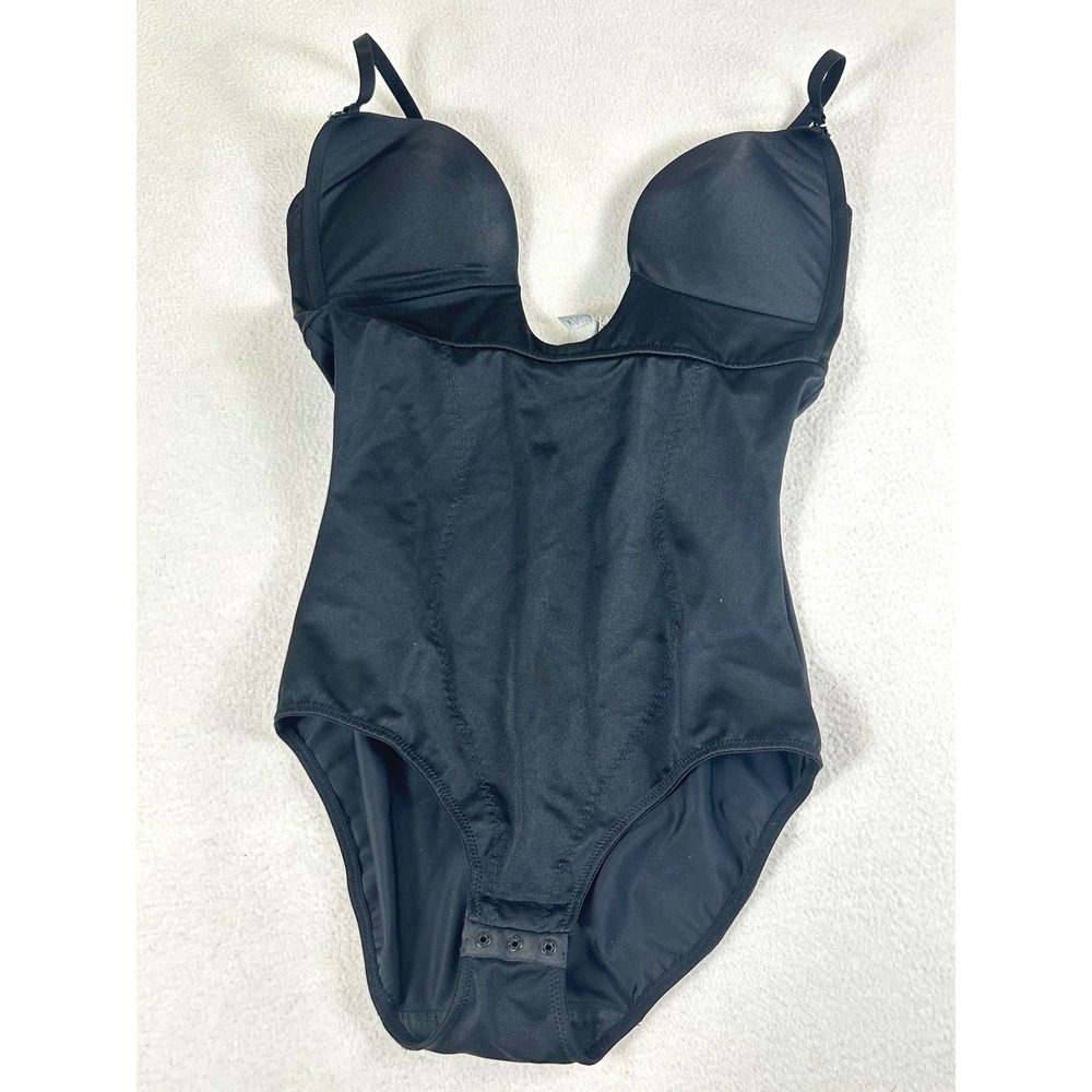 Instant Shape Dr Robert Rey Bodysuit Women 36C Black Shapewear